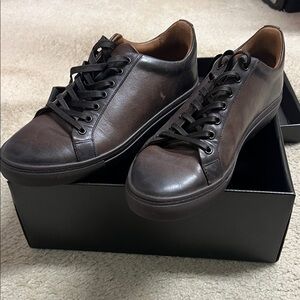 Thursday Boot Company Espresso Leather Sneakers